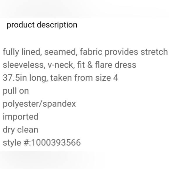 London Times Fit and Flare Red Dress 2x plus size pre loved - Picture 3 of 6